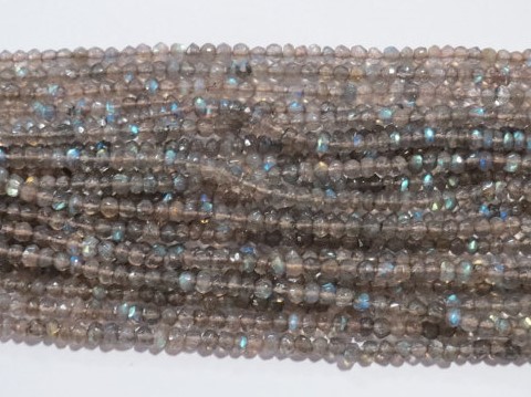 Labradorite Micro Faceted Beads