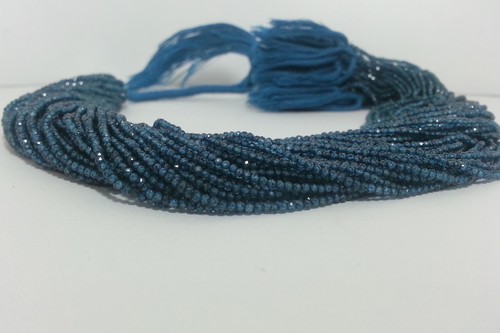 London Blue Topaz Micro Faceted Beads
