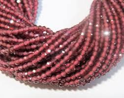 Rodolite Garnet Micro Faceted Beads