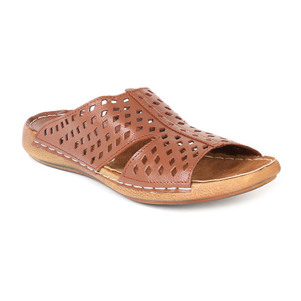 Mens Leather Slippers