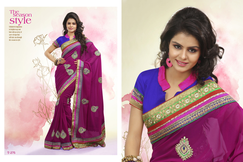 Heavy Embroidery Sarees
