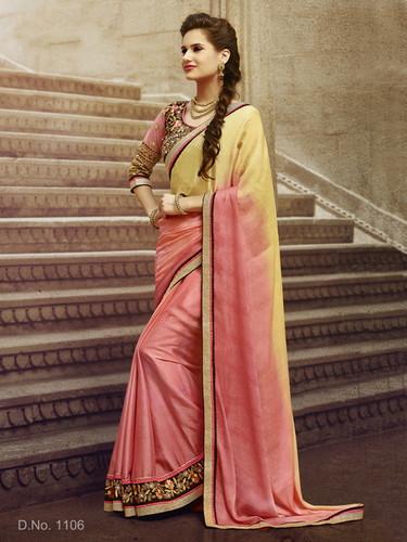 Designer Print Saree