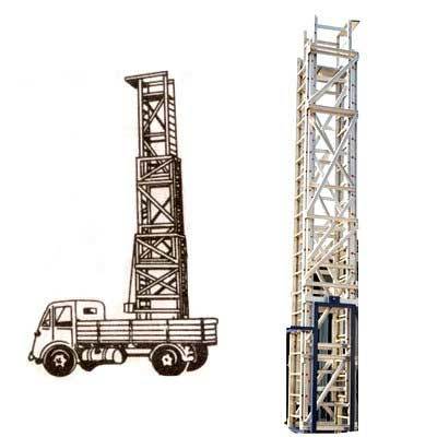 mobile tower ladders