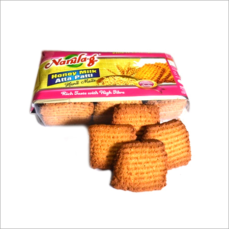 Honey Milk Atta Cookies