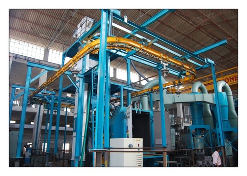 Spinner Hanger Type Shot Blasting Machine