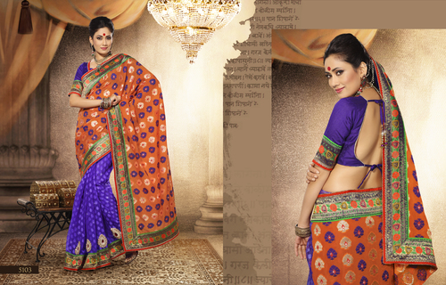 Lehariya Print Saree