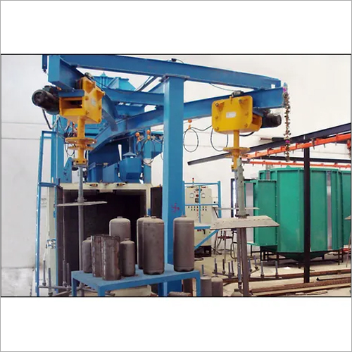 Y Hanger Type Shot Blasting Machine