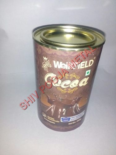 Coffee And Golden Paint Paper Container