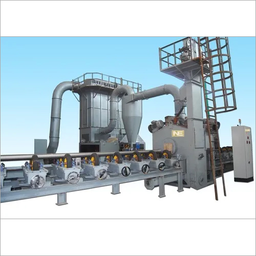 Pipe OD Cleaning Shot Blasting Machine