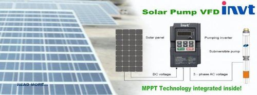 Solar Pump Drive - Durable Plastic Casing, Efficient Current Conversion from DC to AC Voltage