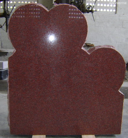 Monument - Granite, Variable Dimensions, Red | Durable Material, Customizable Design, Weather Resistant, Polished Finish, Professional Installation
