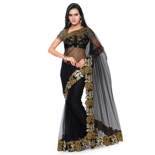 Women Embroidered Saree