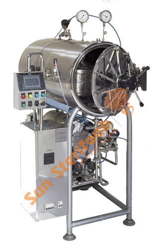 Pressure Steam Sterilization Equipments Automatic Horizontal Cylindrical Autoclave