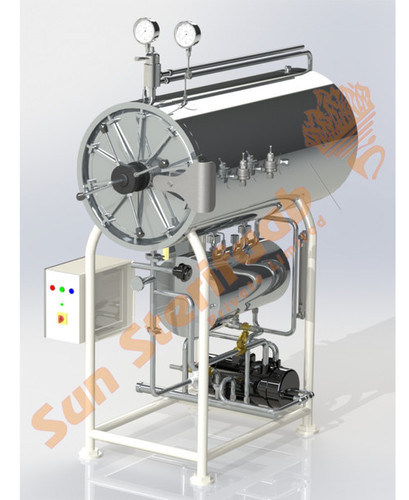 Pressure Steam Sterilization Equipments Manual Horizontal Cylindrical Autoclave