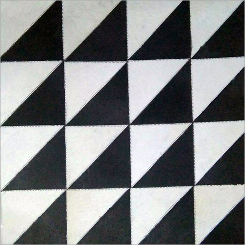 Black n White Print Leather Carpets - Leather Material | Stylish Monochrome Design, Durable Texture for Long-Lasting Elegance