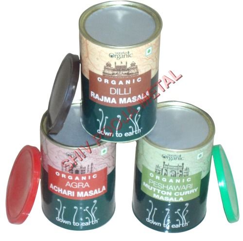 Spices Storage Tin Can