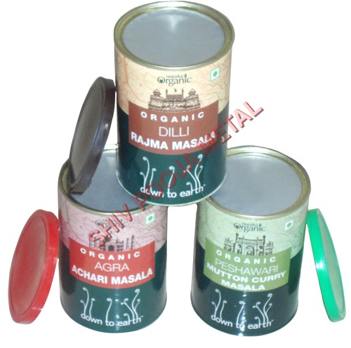 Spices Tin Can Spices Tin Can