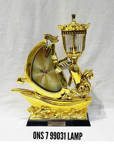 Table Clock Lamp