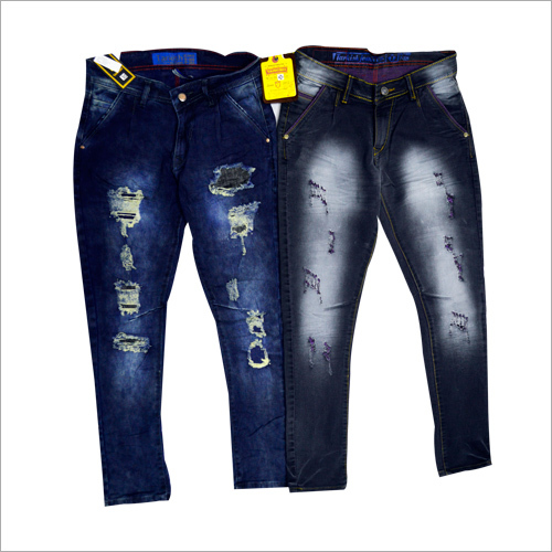 Denim Men Ripped Jeans