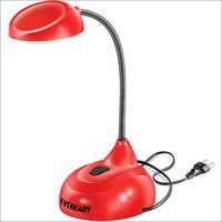 LED Fancy Light - Plastic, 15x10x20 cm, Red | Bright Light, Compact Design, Energy Efficient, Flexible Neck, 36W LED Desk Lamp