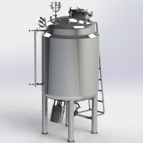 Tank With Bottom Entry Stirrer