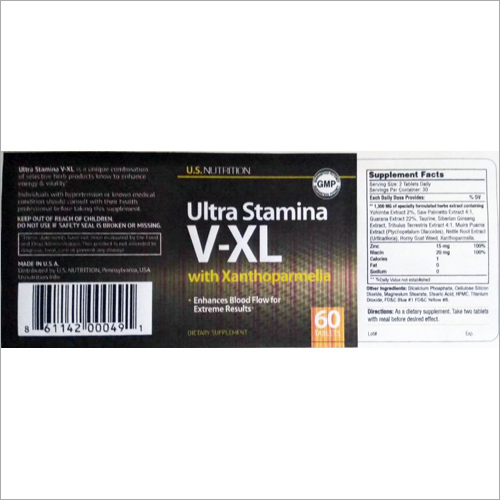 Ultra Stamina V-XL Supplements