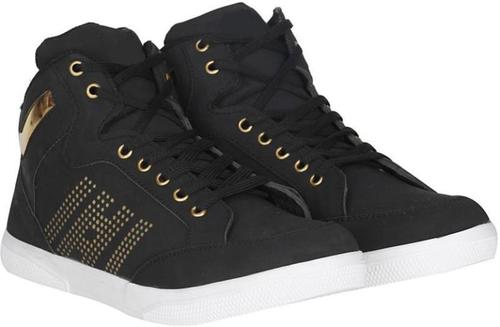 Imported Shoes - PU Leather, Various Sizes, Black Color, 6 Inches Height | Lace-up Closure, Comfortable Fit, Trendy Design, Durable Material, Rubber Sole, Great Support, All-day Wear