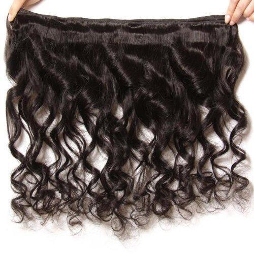 Indian Loose Temple Hair - Remy Human Hair Quality | Unisex Black Color Suitable for All Hair Types