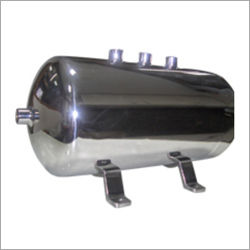 Silver Stainless Steel Storage Tank