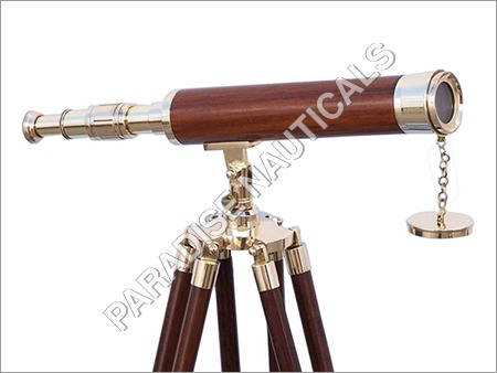 Brass Wood Telescope