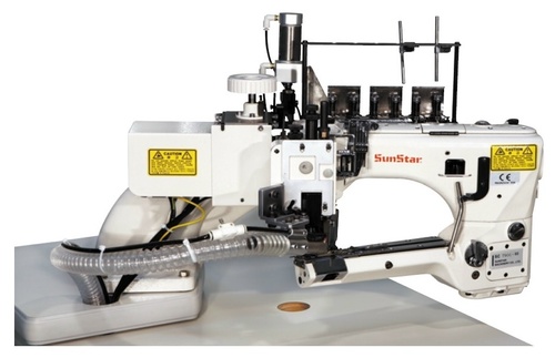Direct drive, 4-Needles, Flat Seamer, Interlock Sewing Machine