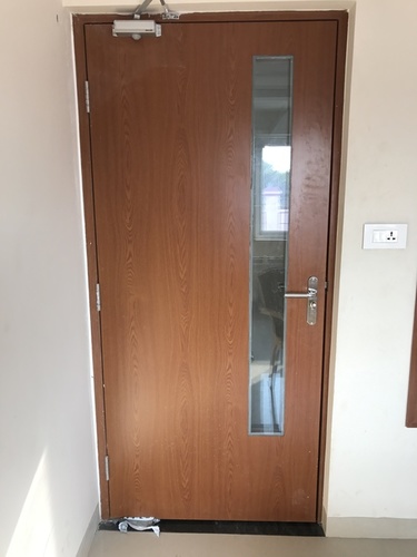 Wood Finish Metal Doors
