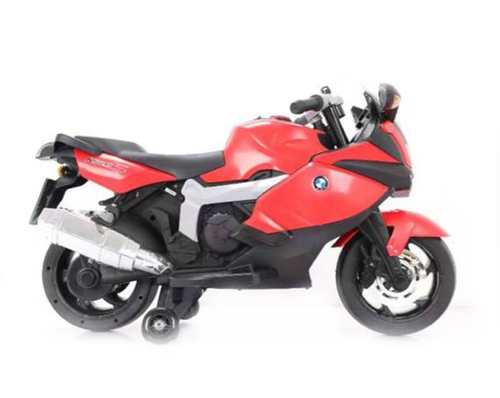 Motorcycle - Red, 6v/7ah Battery, Ages 3-6 | Realistic Style, Working Horn, Music System, Rechargeable Battery