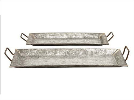 Galvanized Square Tray