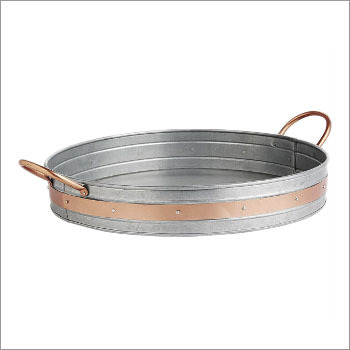 Galvanized Designer Tray