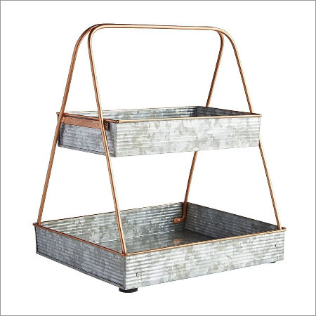 Galvanized Plant Stand