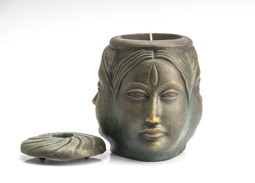 Maya Candle (Ocean Blue) Burning Time: 65 Hours