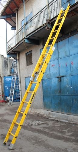 FRP WALL SUPPORTING EXTENSION LADDER