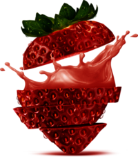 Strawberry Instant Drink Powder