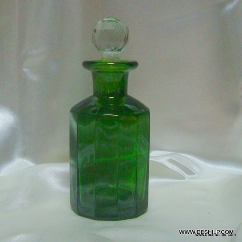 Glass Decanter, Whiskey Glass Decanter, Antique Glass Decanter