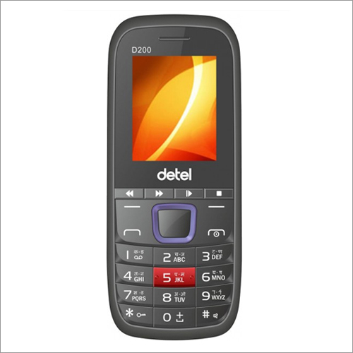 Detel D200 dual sim mobile - Black & Blue