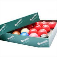 Aramith Billiard Snooker Balls - Phenolic Resin, 52.5mm Diameter, High Gloss Red, 160g Weight, High Hardness, High Roundness | Superior Durability And Scratch Resistance For Tournaments