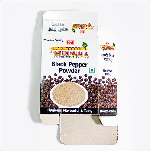 Murliwala Black Pepper Powder Carton Box