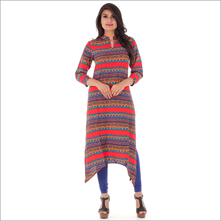 Ladies Digital Print Kurtis