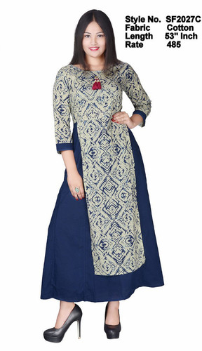 Double Layer Cotton Kurti