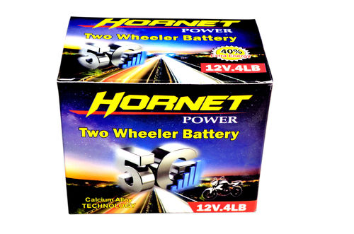 4Lb Two Wheeler Battery Net Weight: 1.5  Kilograms (Kg)