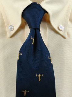 Crested Formal Tie