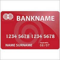 Bank Atm Cards - Durable Plastic Design | Enhanced Security Features, Contactless Payment Capability, High-quality Magnetic Stripe