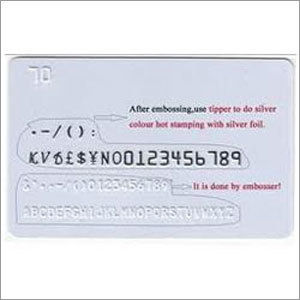 Embossed PVC Cards