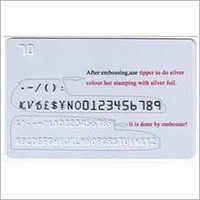 Embossed Pvc Cards